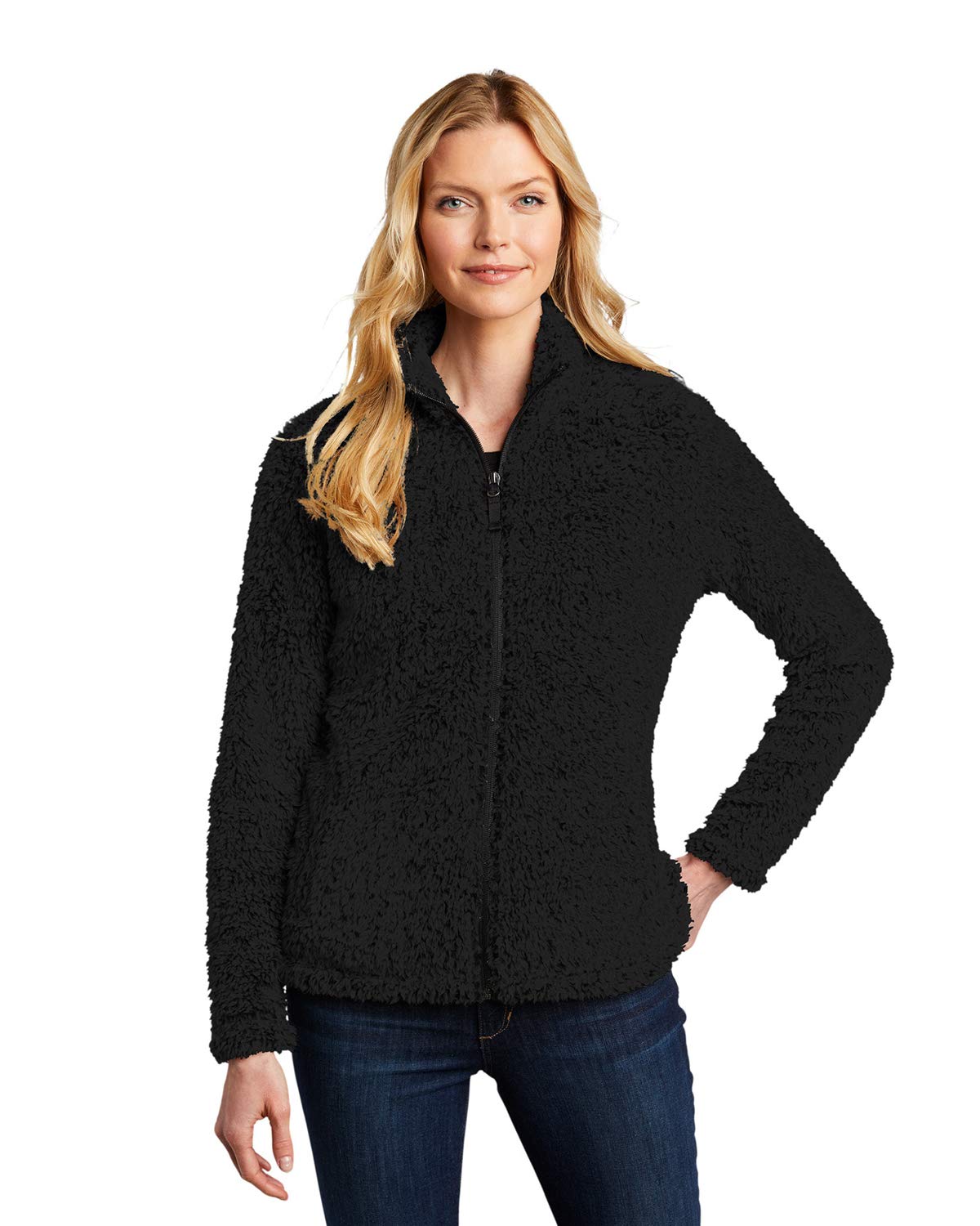 Port Authority Women's Cozy Fleece Jacket - Soft Warm Pullover for Casual Wear, Outdoor Activities & Layering | Perfect for Fall, Winter & Cool Weather