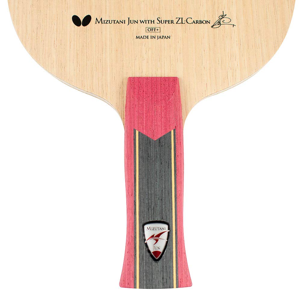 Butterfly Mizutani Jun Super ZLC Table Tennis Racket - Professional ZL Carbon Fiber Blade for Competitive Play - AN/FL/ST Handle Options - Japanese-Made Premium Ping Pong Paddle for Tournaments & Training