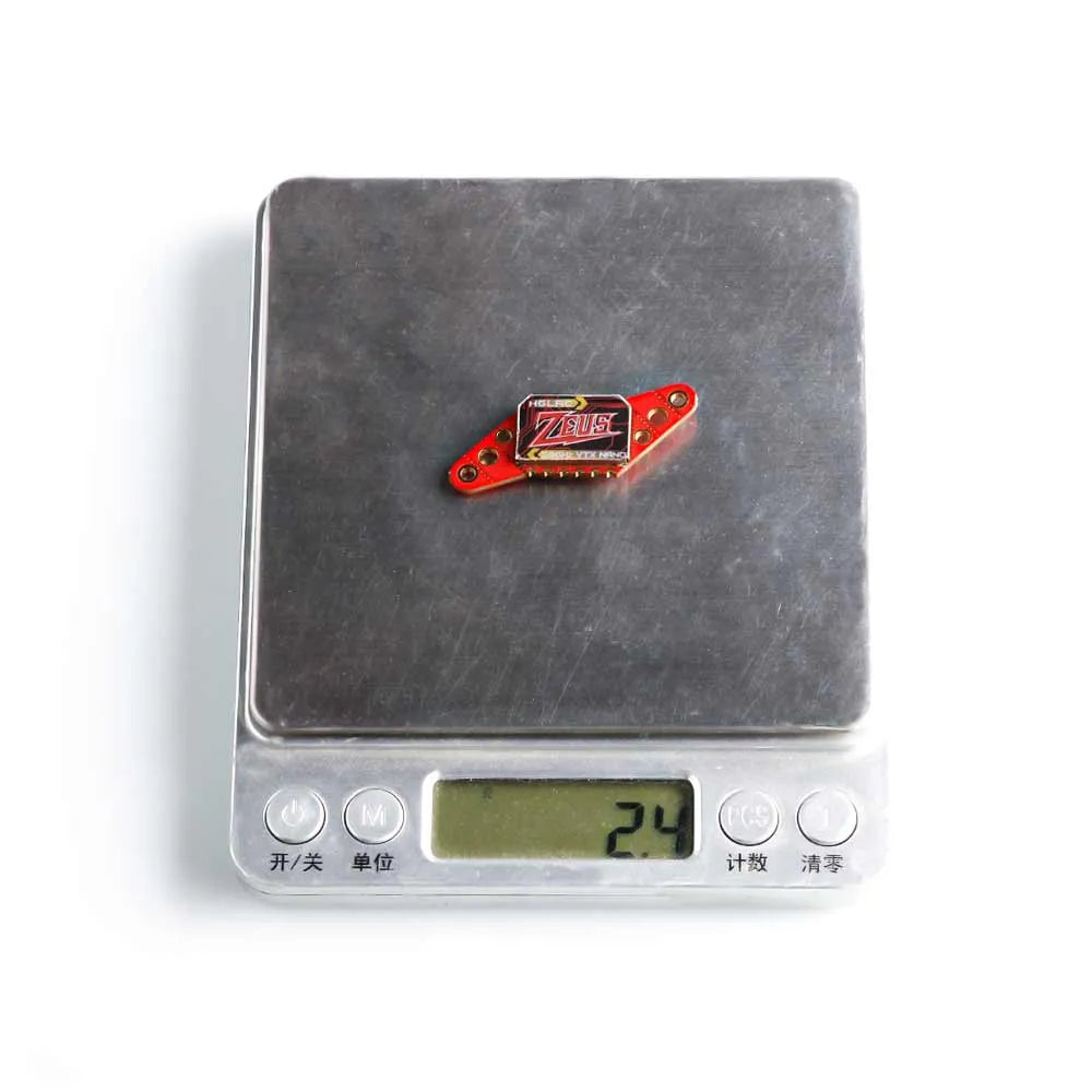 HGLRC Zeus Nano VTX 350mW FPV Racing Drone Transmitter - 16x16mm, 20x20mm, 25.5x25.5mm Mounting Options - Perfect for FPV Drone Racing, Freestyle Flying & Long-Range Video Transmission