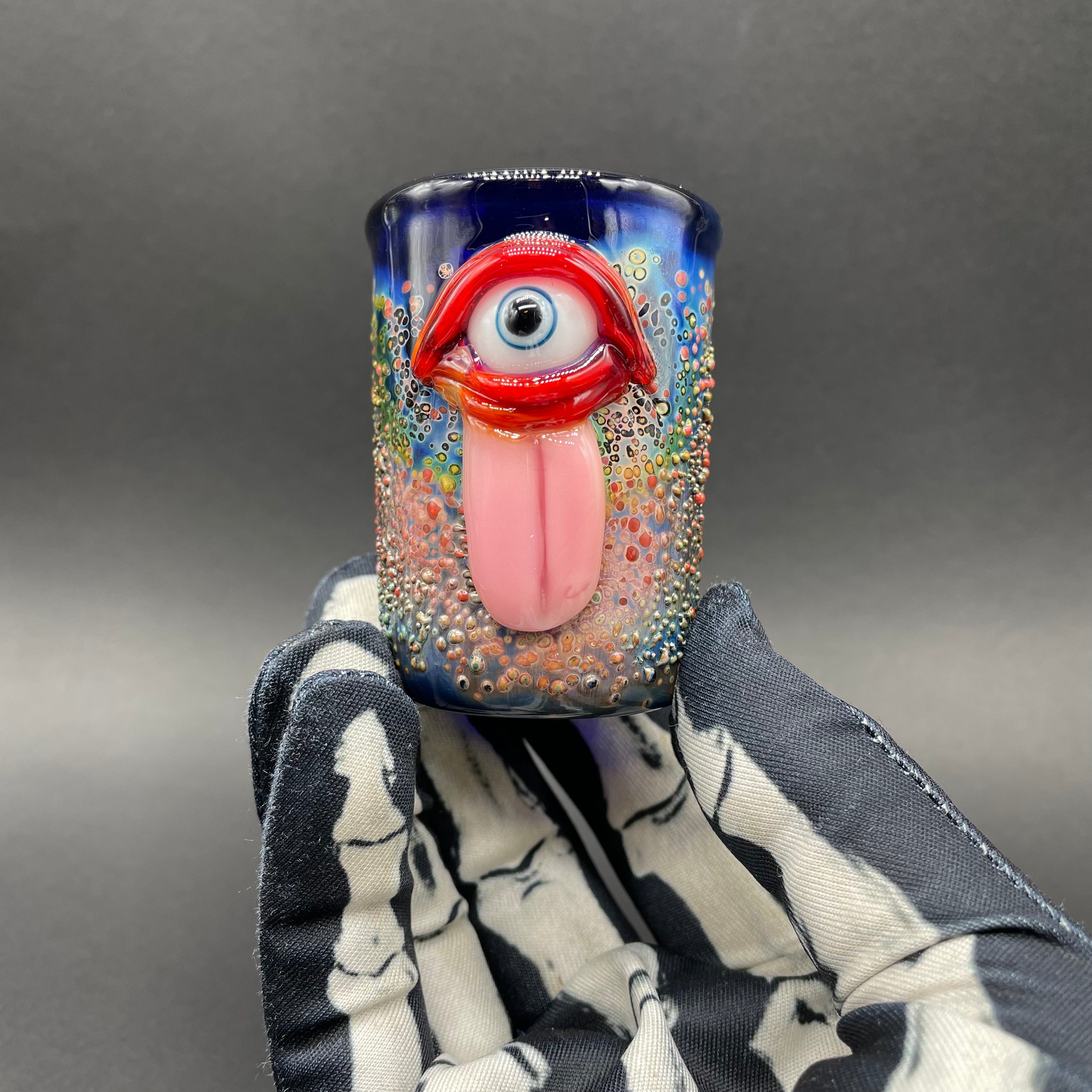Funny Eye Tongue Shot Glass - Novelty Drinking Glass for Parties, Halloween & Gag Gifts - Perfect for Cocktails, Shots & Bar Accessories
