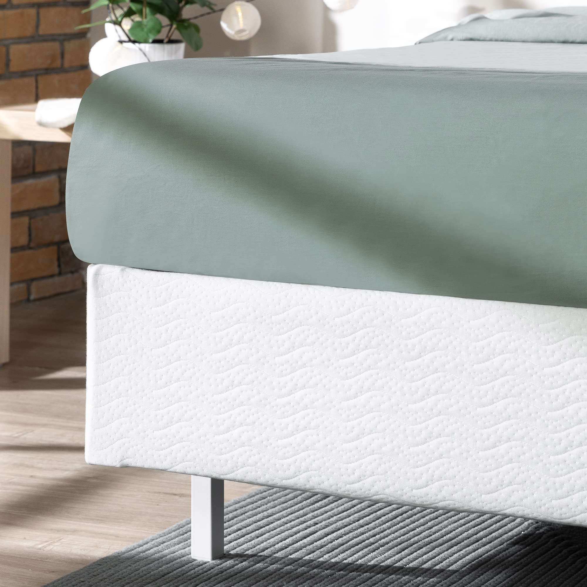 ZINUS 9 Inch Metal Smart Box Spring - Full Size Mattress Foundation with Strong Steel Frame | Quick & Easy Assembly | Bedroom Furniture for Home, Guest Room, Dormitory