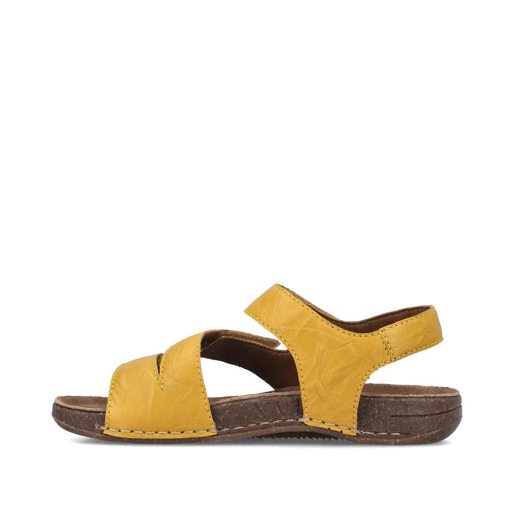 Rieker Women's Comfortable Slip-On Loafers 61402 in Yellow - Perfect for Casual Wear, Office & Travel