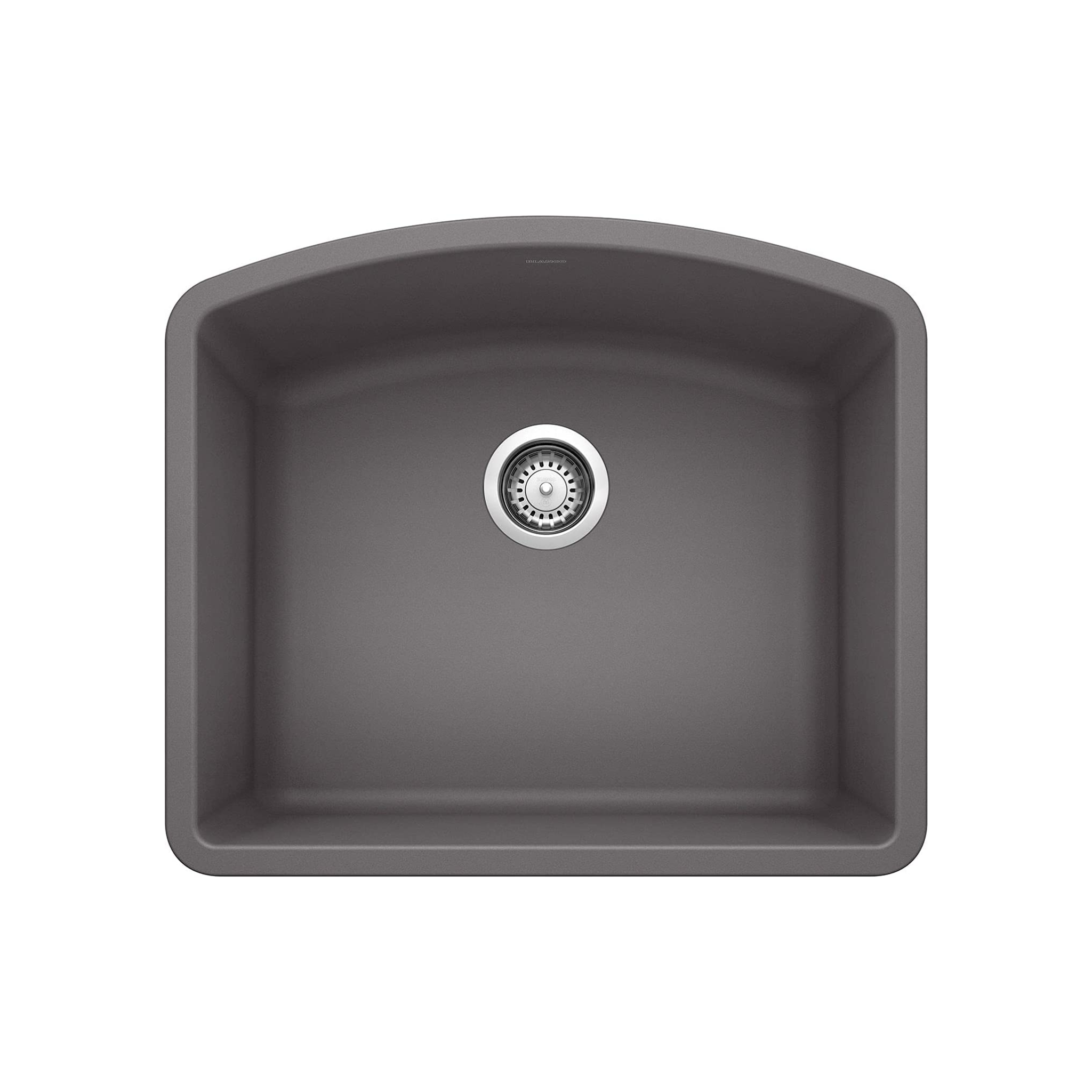 Blanco Diamond Single Bowl SILGRANIT Kitchen Sink - Premium 33% Granite Composite Undermount Sink for Modern Kitchens | Durable & Scratch-Resistant | Perfect for Cooking, Washing Dishes & Food Prep
