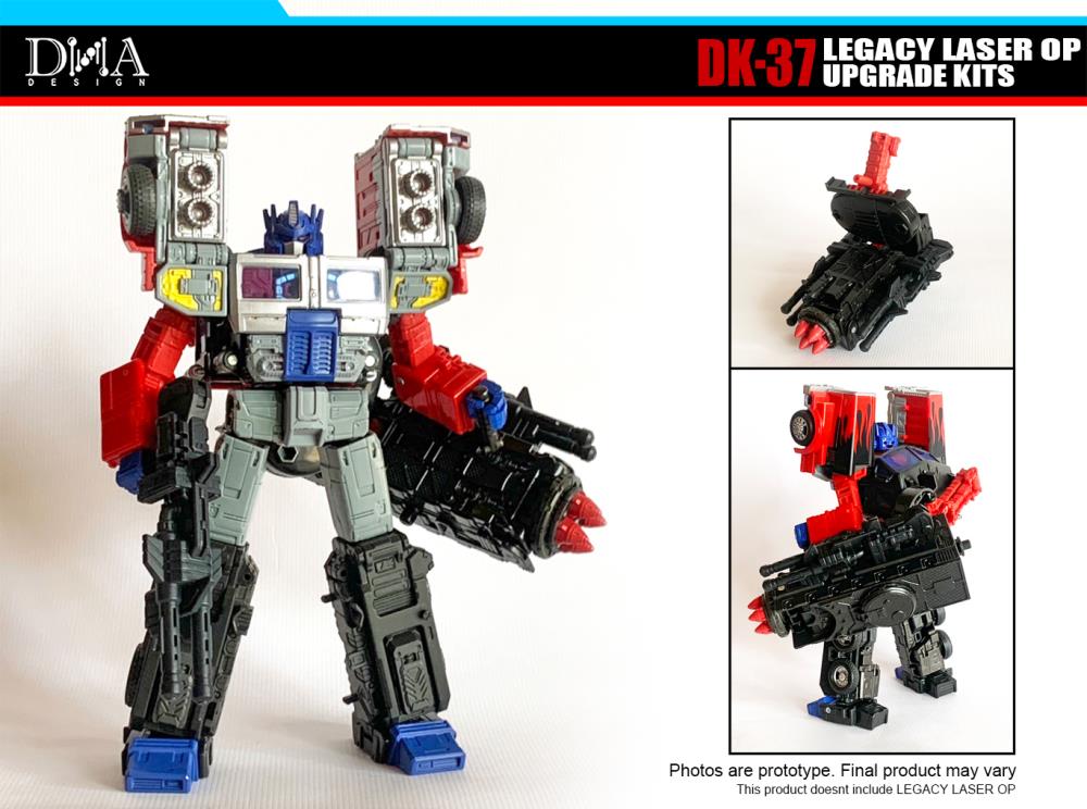 DNA Design DK-37 Upgrade Kit for Transformers Legacy Laser Optimus Prime - Enhanced Parts & Accessories for Collectors & Display Scenes