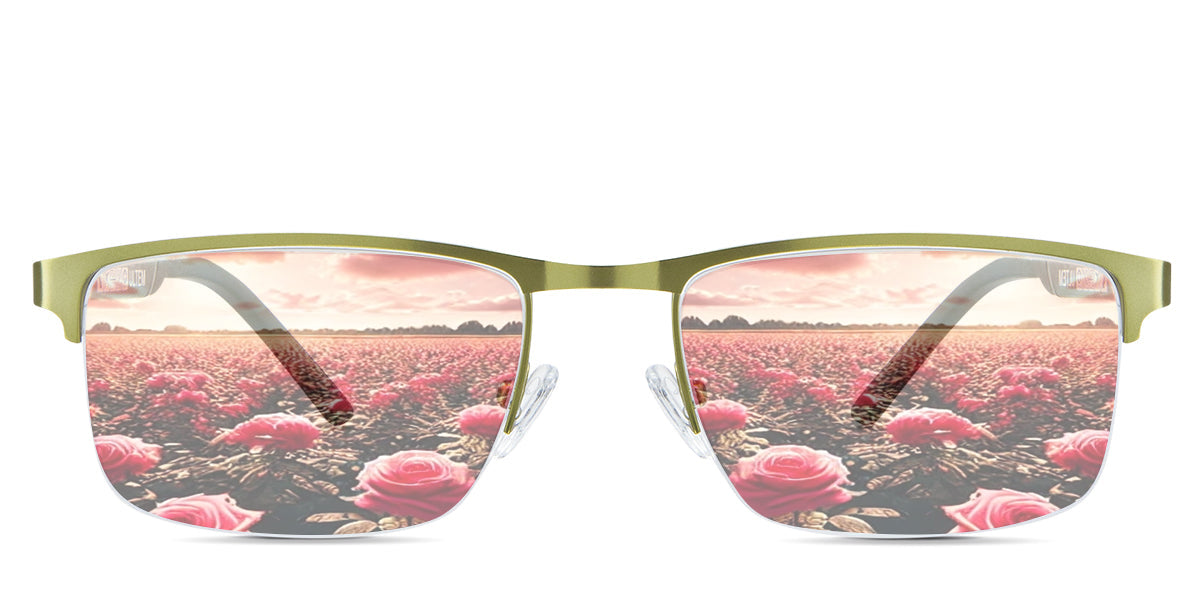 Colson Men's Prescription Tinted Glasses - UV Protection & Blue Light Blocking for Driving, Reading & Outdoor Activities