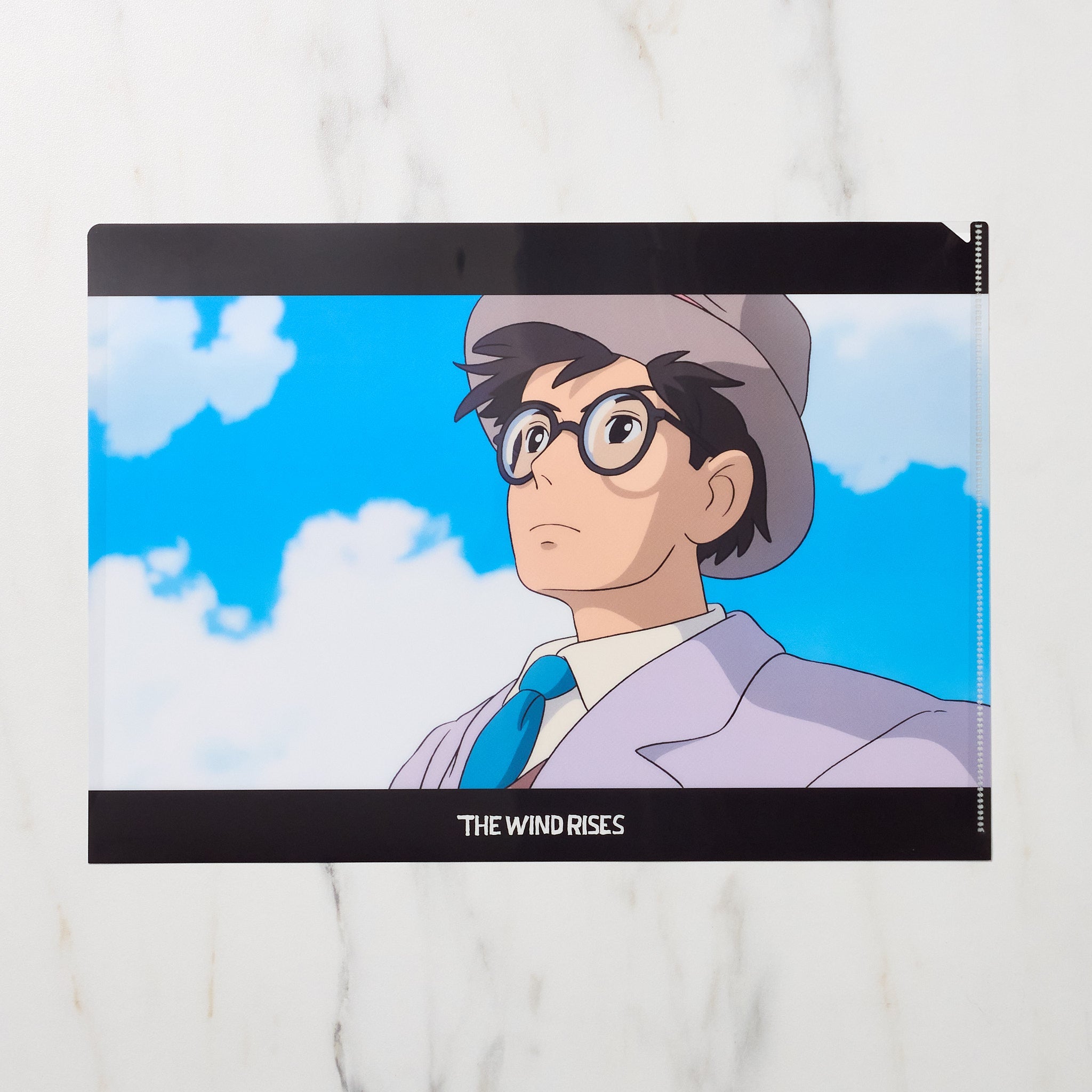 Studio Ghibli The Wind Rises A4 Clear File Folder - Anime Scenes Collection by Movic - Perfect for School, Office & Anime Fan Collectibles