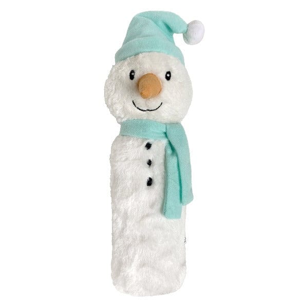 FouFit Holiday Cuddle Plush Crunchers - Adorable Snowman Stuffed Animal for Christmas Gifts & Decor | Perfect for Kids Bedtime, Winter Home Decor & Stocking Stuffers