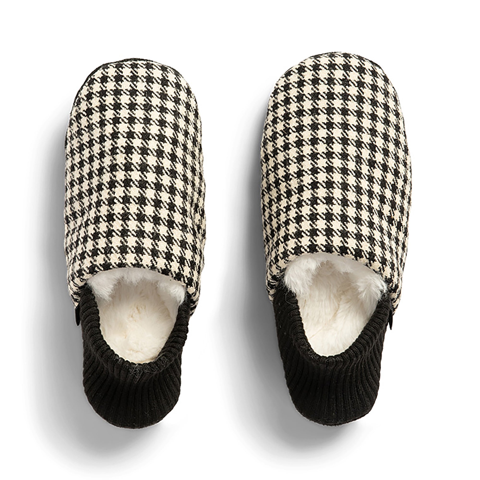 Finn Tweed House Shoes - Warm Fur Lined Indoor Slippers for Men & Women - Cozy Home Comfort for Winter & Relaxation