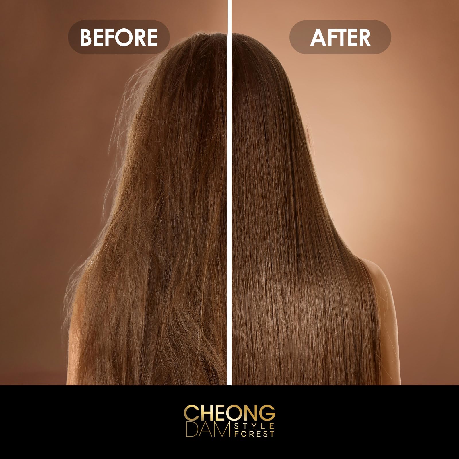 CHEONGDAM STYLE FOREST SILKY KERATIN NO WASH HAIR TREATMENT | Leave-In Conditioner for Smooth, Tangle-Free Hair | Korean Hair Care with Panthenol & Collagen (6.42 Fl Oz) | Perfect for Damaged, Dry Hair & Daily Frizz Control