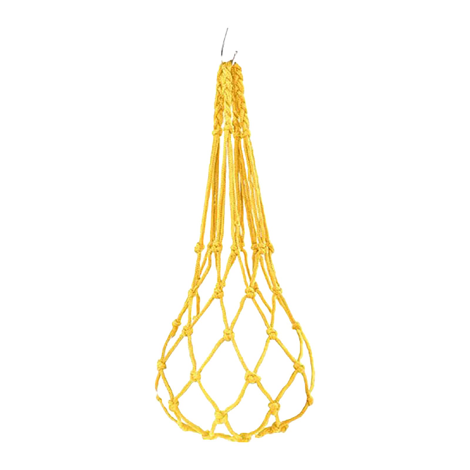 Colorful Parrot Feeding Net Bag - Durable Knitting Toy for Cockatiels & Hens - Perfect for Patio, Lawn, Garden & Beach Use (Multicolor, One Size)