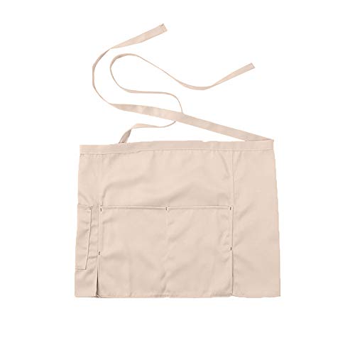 Colorful Short Waist Apron for Waiters & Kitchen Staff - Adjustable Waistband, Multi-Color Options - Perfect for Restaurants, Bakeries, Cafes & Home Cooking