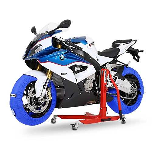 Aprilia Tuono 1000/R Tire Warmer Set - 60-80°C Blue | Motorcycle Racing & Track Day Essential Gear for Optimal Grip & Performance