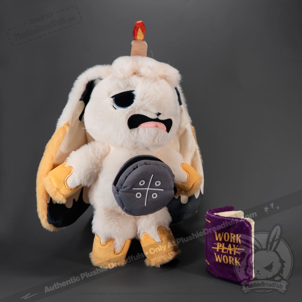Plushie Dreadfuls Burnout Rabbit - Soft Stuffed Animal Toy for Stress Relief, Anxiety Comfort & Emotional Support | Perfect for Therapy, Bedroom Decor & Gift Giving
