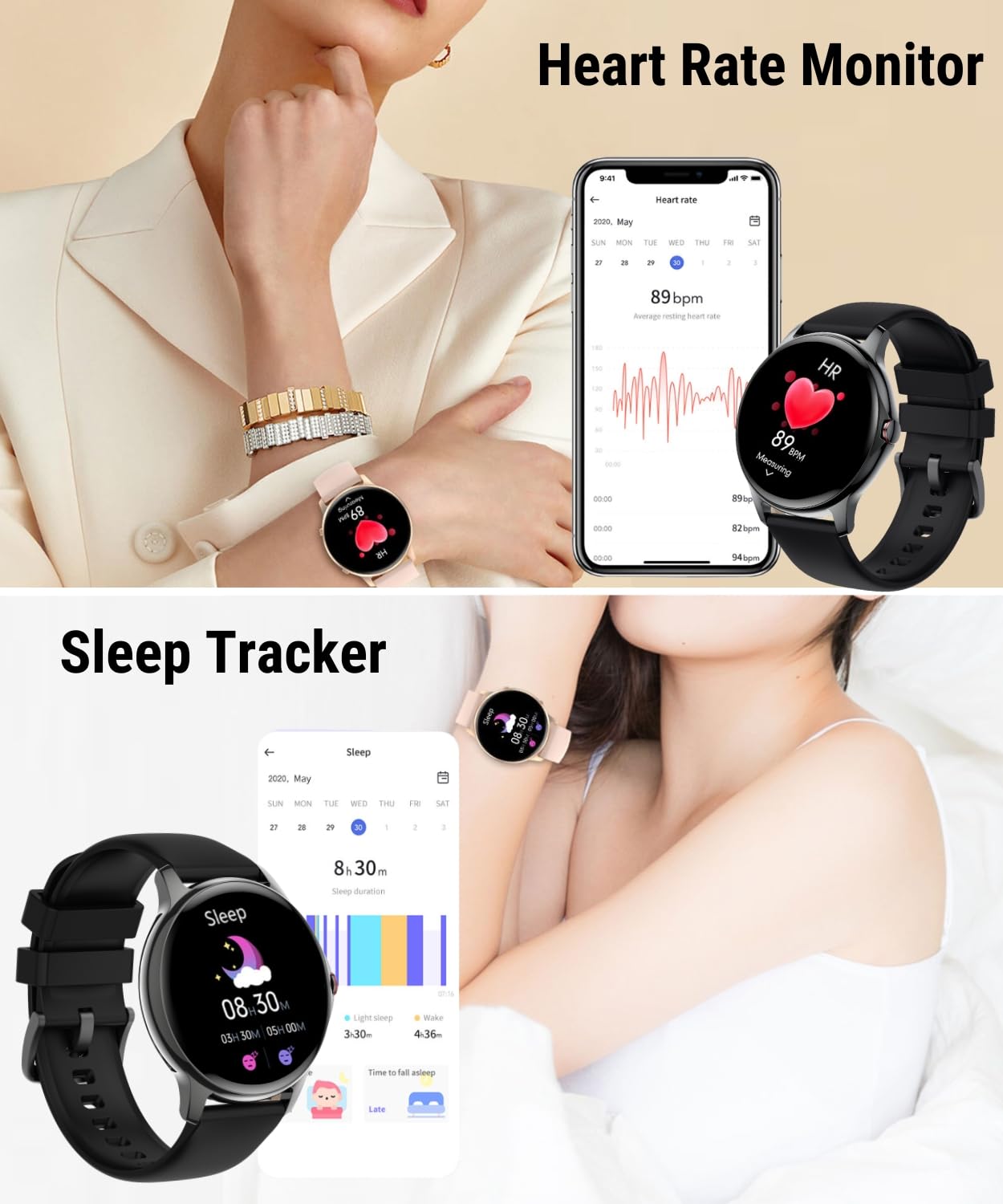 Smart Watch for Women & Men - 1.32