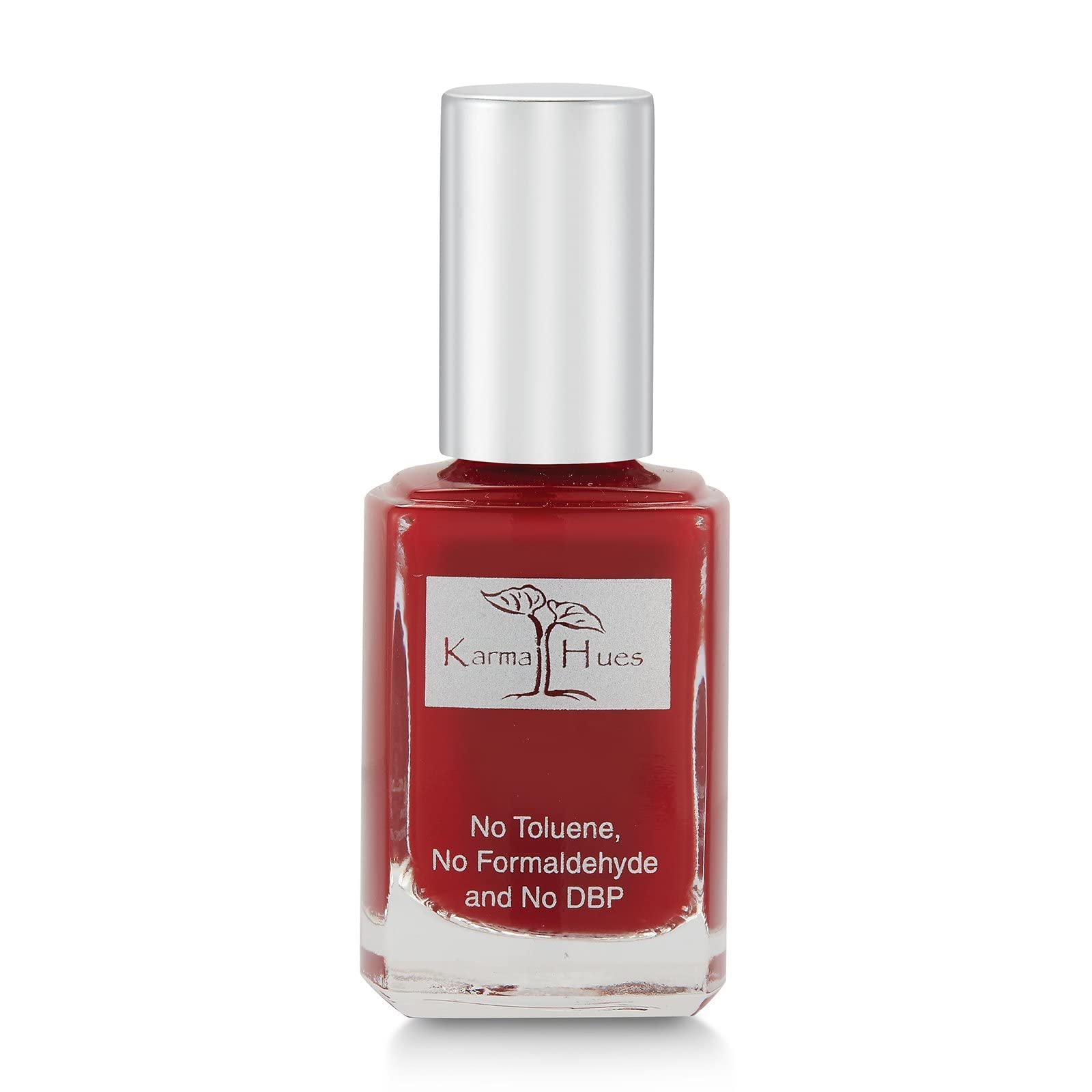 Organic Non-Toxic Vegan Nail Polish - Cruelty Free Fast Drying Long Lasting Nail Paint for Women - Bordeaux Red Nail Art Polish for Manicures, Parties & Special Occasions