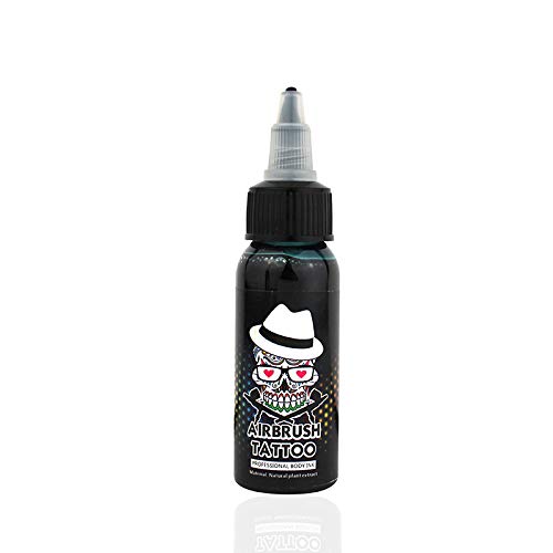 OPHIR Temporary Tattoo Ink - Professional Airbrush Body Art Pigment for Tattoo Artists (30ml/Bottle) | Safe, Vibrant Colors for Halloween, Cosplay & Body Painting