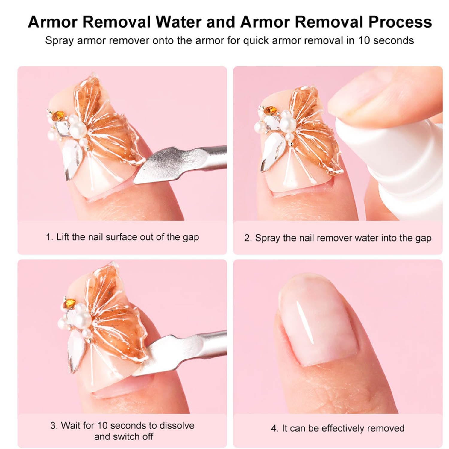 Magic Solid Nail Glue Kit - 3-in-1 Strong Adhesive for Press-On & Acrylic Nails - Salon & DIY Use