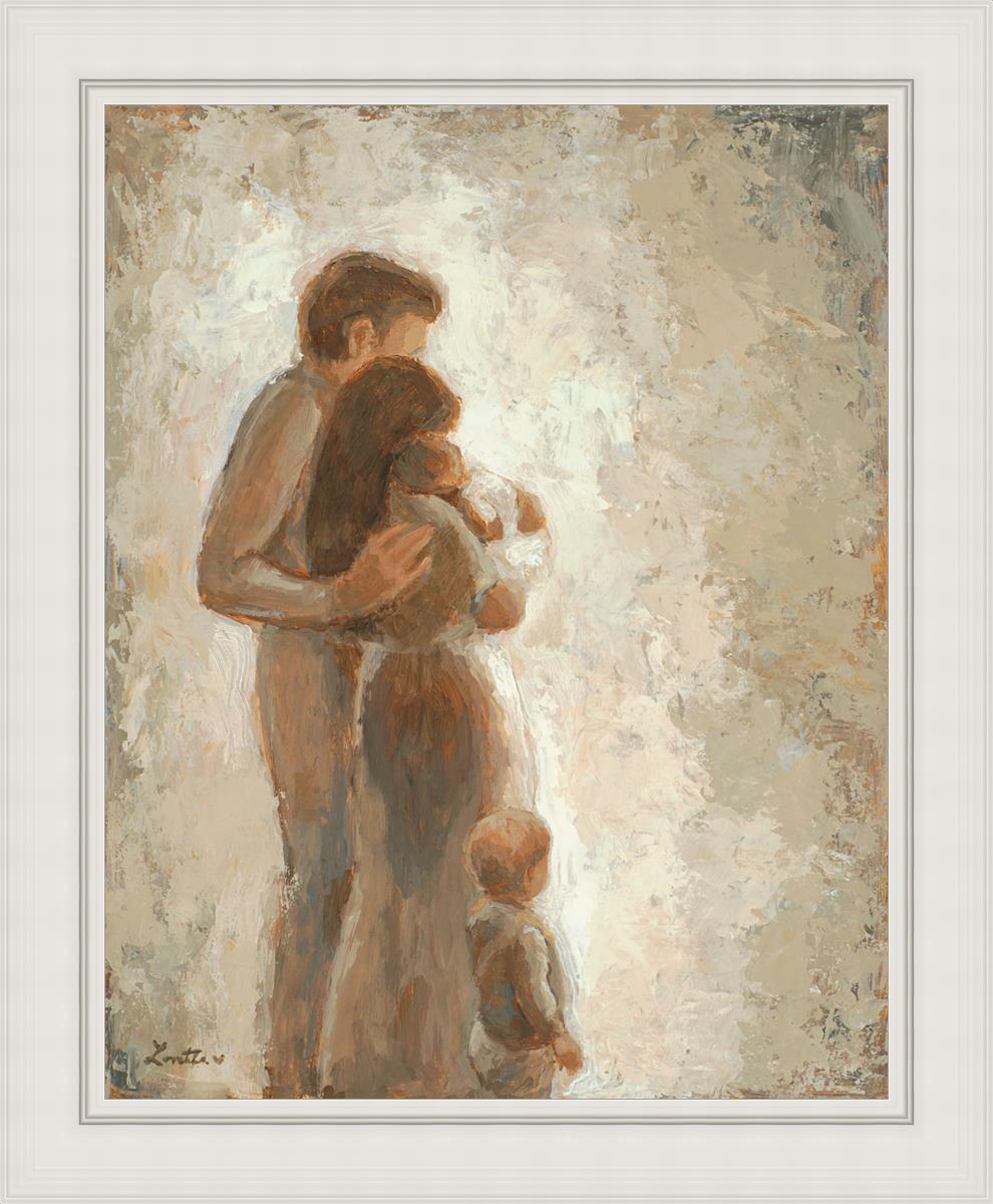 Family Looking Towards the Light - Inspirational Wall Art for Home Decor | Motivational Canvas Print for Living Room, Bedroom & Office | Perfect Gift for Family & Friends