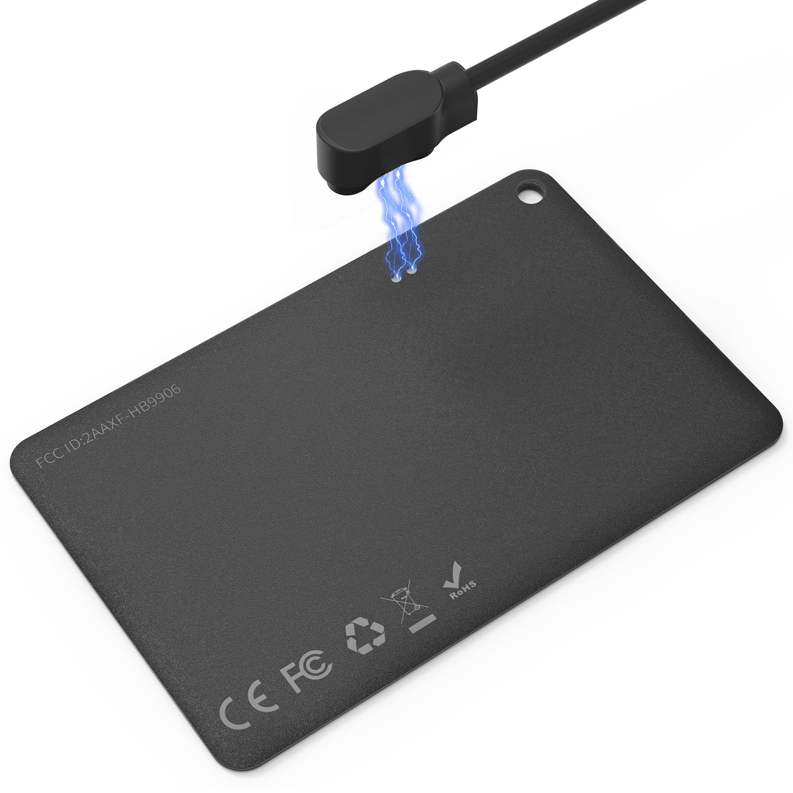Rechargeable Wallet Tracker Card - Bluetooth Smart Finder for Apple Find My (iOS Compatible) | Anti-Loss Device for Wallets, Keys & Luggage | Perfect for Travel, Office & Daily Use