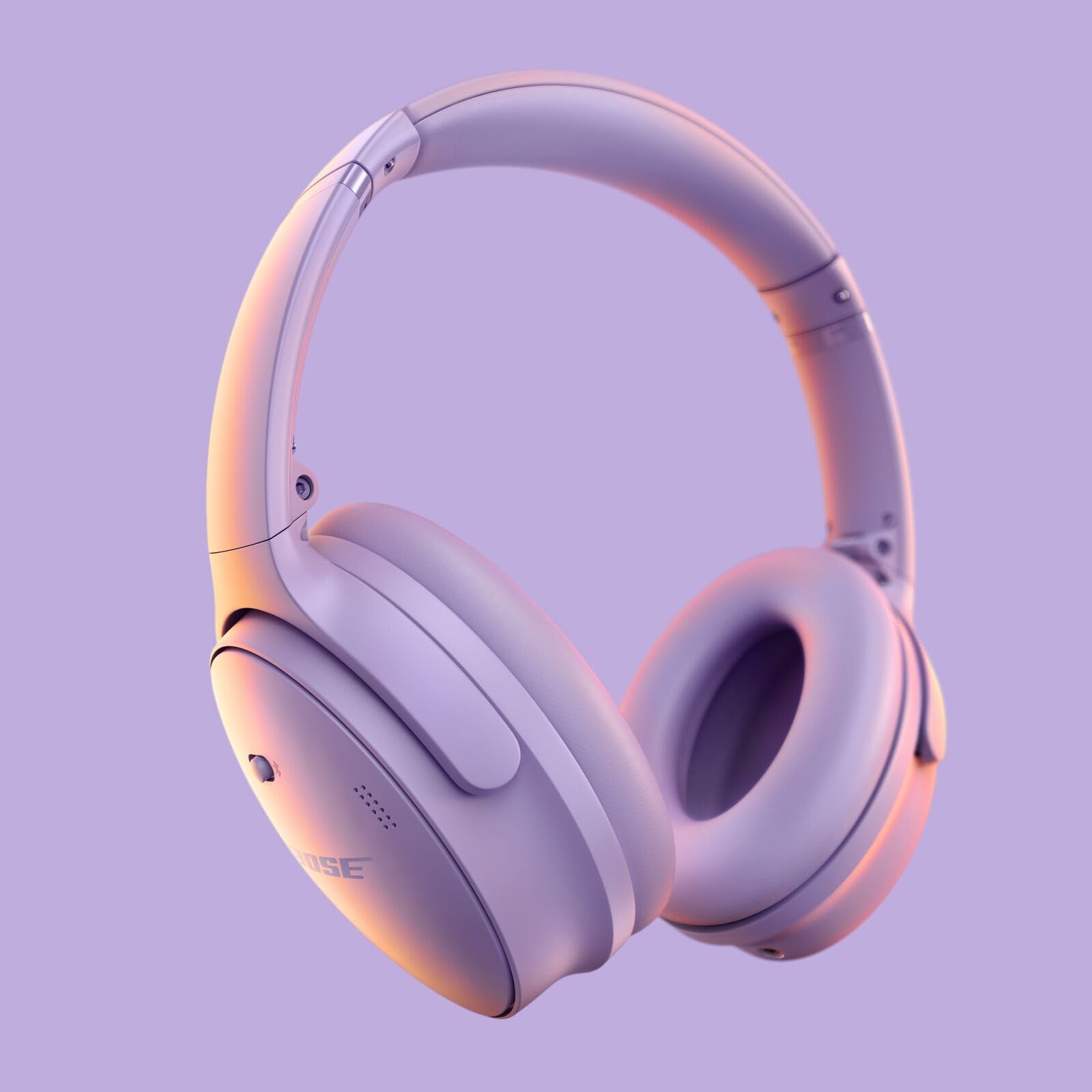 Bose QuietComfort 45 Wireless Bluetooth Headphones with Active Noise Cancelling, Deep Bass & Built-in Mic - 24H Battery Life (Chilled Lilac Limited Edition) - Perfect for Travel, Work & Music Lovers