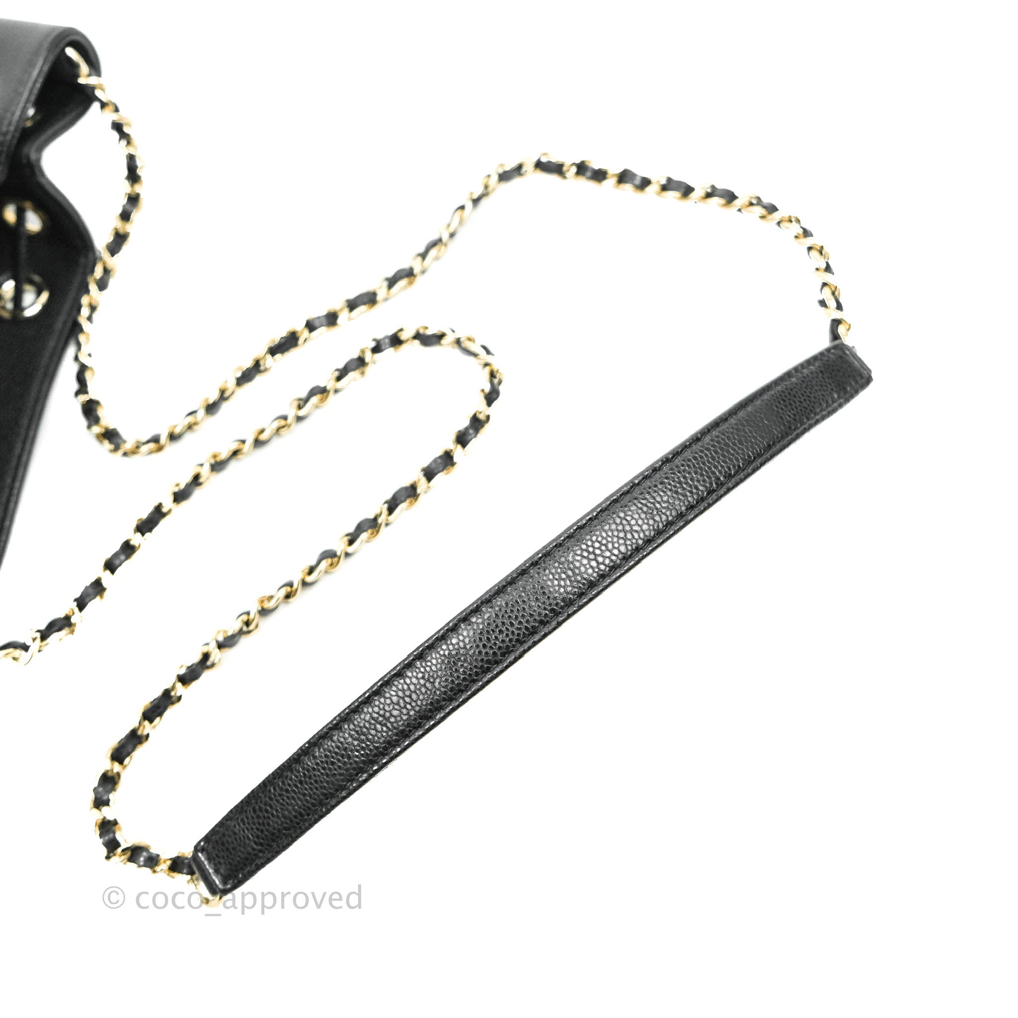 Chanel Business Affinity Drawstring Bucket Bag in Black Caviar Leather with Gold Hardware - Perfect for Work, Travel & Everyday Luxury
