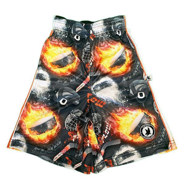 Boys Fire Flow Hockey Shorts - Lightweight & Breathable for Youth Hockey Players - Perfect for Training, Games & Sports Activities
