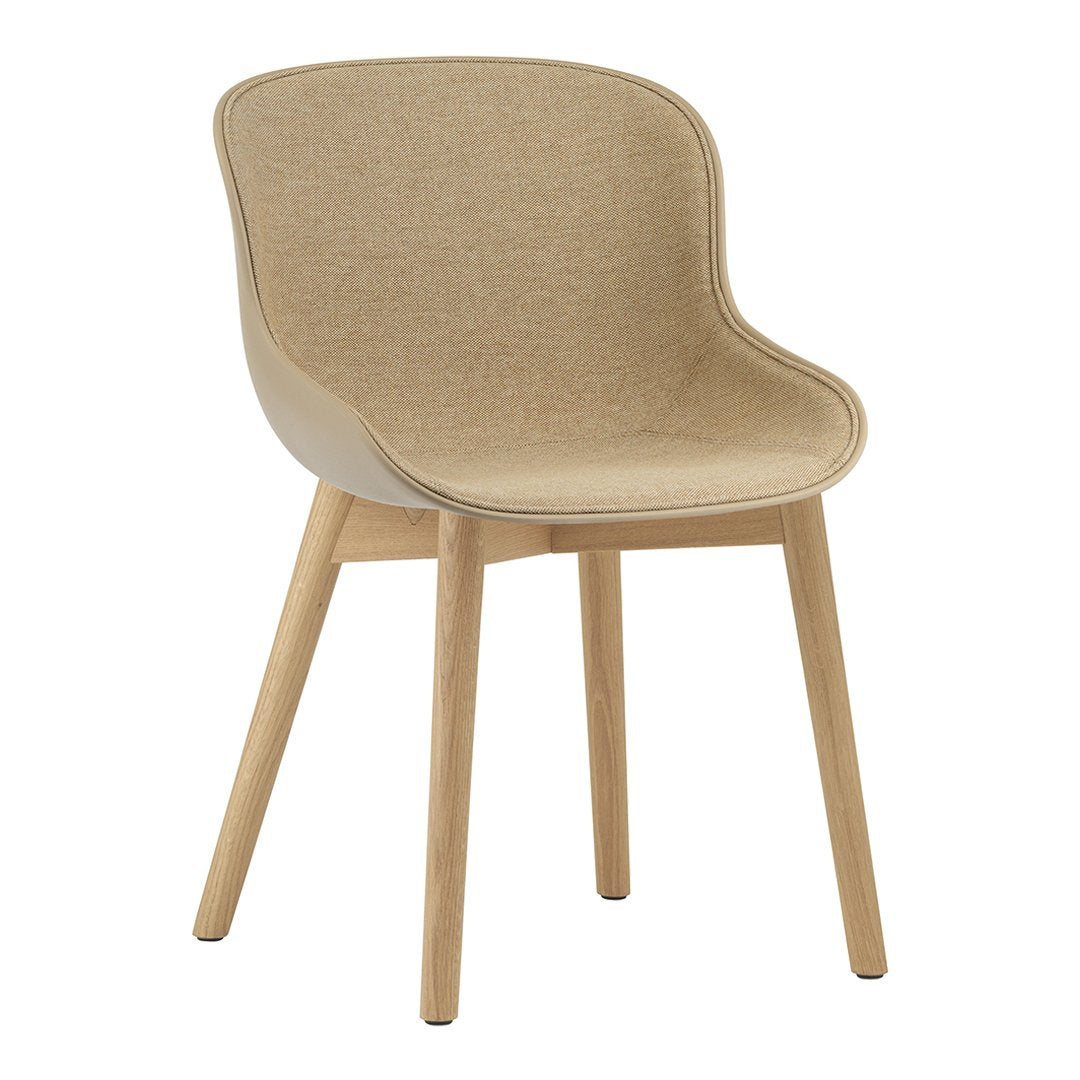 Hyg Side Chair with Wood Base and Front Upholstery - Modern Dining Room & Office Accent Chair for Home Decor
