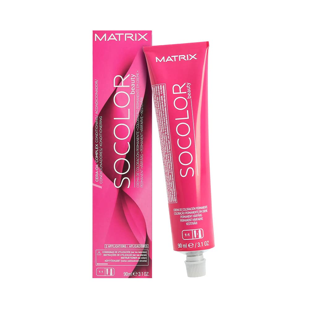 Matrix Socolor Permanent Hair Color 9W Very Light Blonde Warm - Professional Salon-Grade Hair Dye for Natural-Looking Highlights & Full Coverage (Perfect for Brunettes Wanting Warm Blonde Tones)