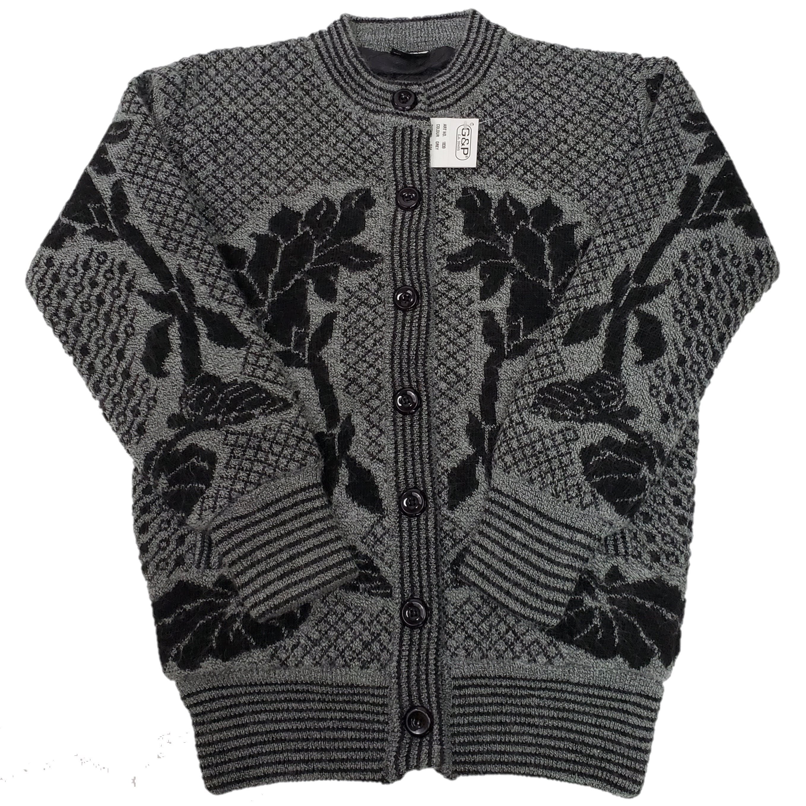 Women's Wool Lined Knit Cardigan Sweater - Cozy Winter Warm Pullover for Casual Outfits & Office Wear