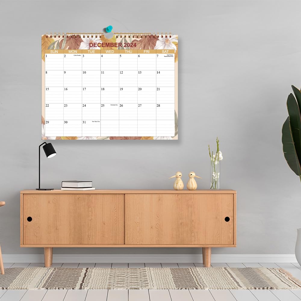 2025-2026 Wall Calendar | 18 Month Planner from January 2025 to June 2026 | Premium Thick Paper | 8.5