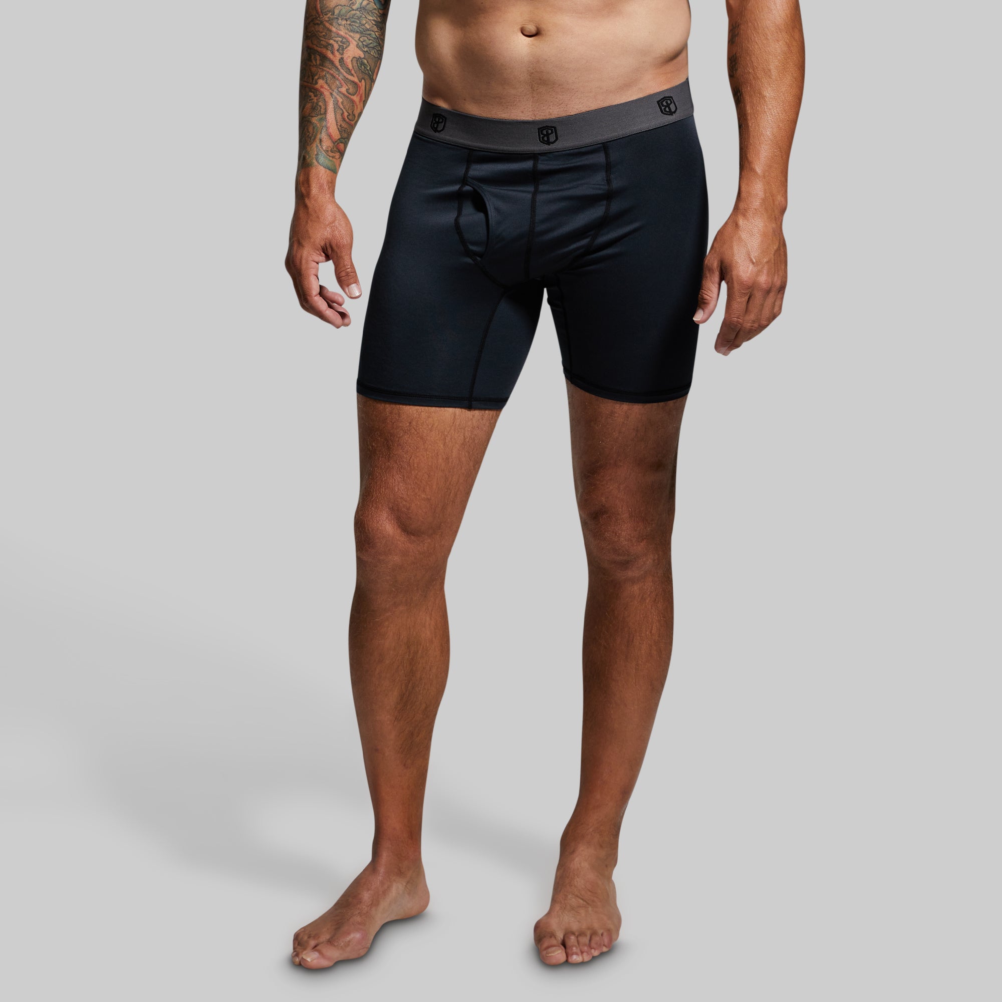 Ball Paradise Boxer Briefs for Men - Soft & Breathable Cotton Underwear (Black) - Perfect for Workout, Sports & Everyday Comfort