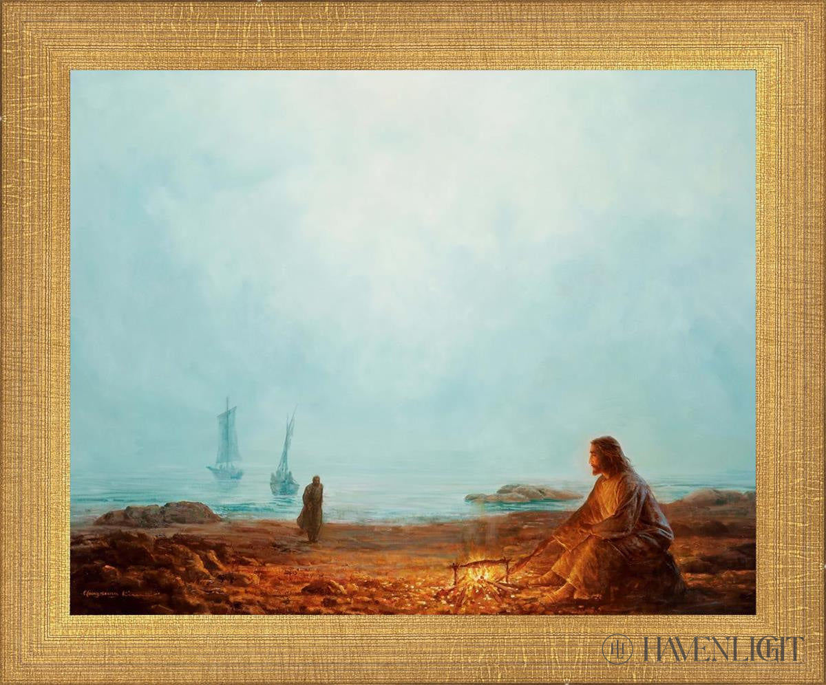 By The Shore By Yongsung Kim - Coastal Wall Art Print for Beach House Decor, Ocean Themed Living Room & Bedroom