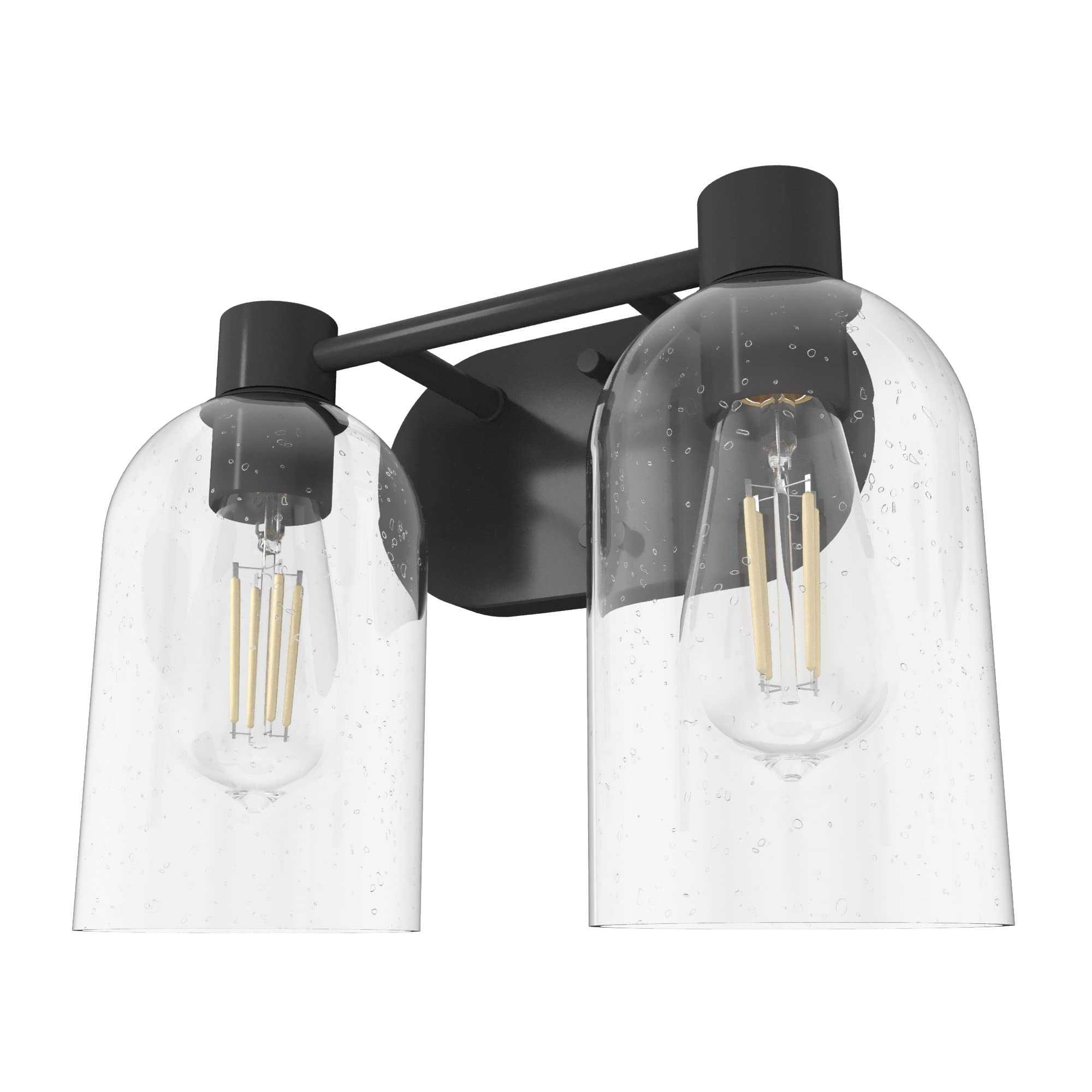 Hunter Fan Company 19780 Lochemeade Vanity Light in Noble Bronze - Elegant Bathroom Lighting Fixture for Modern Homes & Luxury Hotels