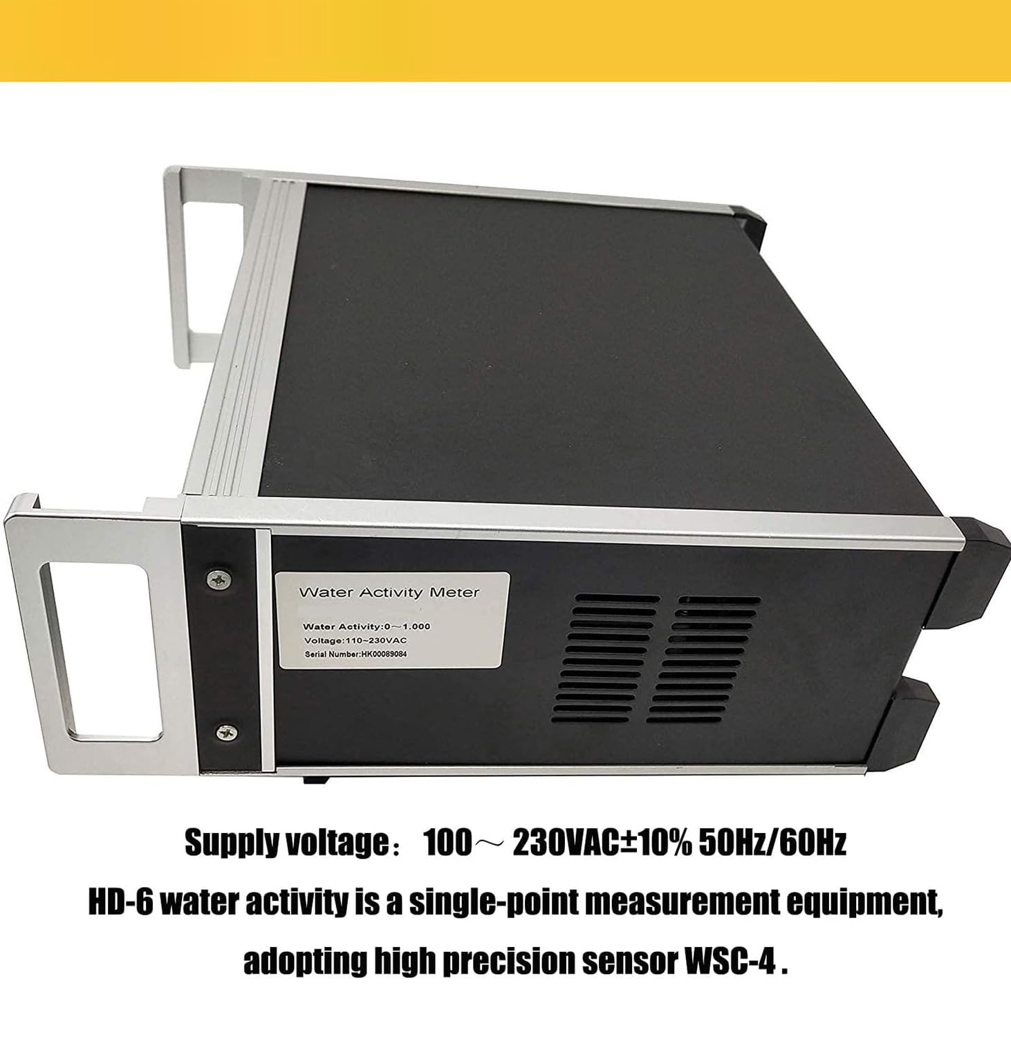 Smart Food Water Activity Monitor with Real-Time Printer - 1.000aw Precision, WSC-4 Function, Continuous Measurement for Bakery, Cheese & Pharmaceutical Quality Control | Ideal for Food Labs, Commercial Kitchens & Manufacturing Facilities