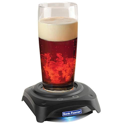Best Beer Aerator & Sonic Foamer - Sound Wave Technology for Perfect Beer Foam Head - Enhances Aroma & Flavor - Ideal for Home Bars, Pubs & Beer Tasting Events