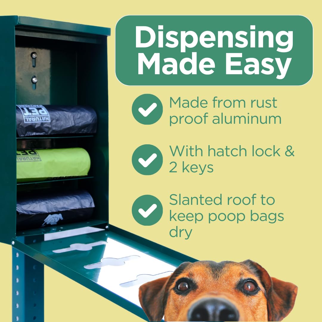 **Eco-Friendly Dog Poop Bags Roll - 800 Count Biodegradable Waste Bags for Dogs with Dispenser | Durable, Scented & Leak-Proof | Perfect for Walks, Parks & Travel**