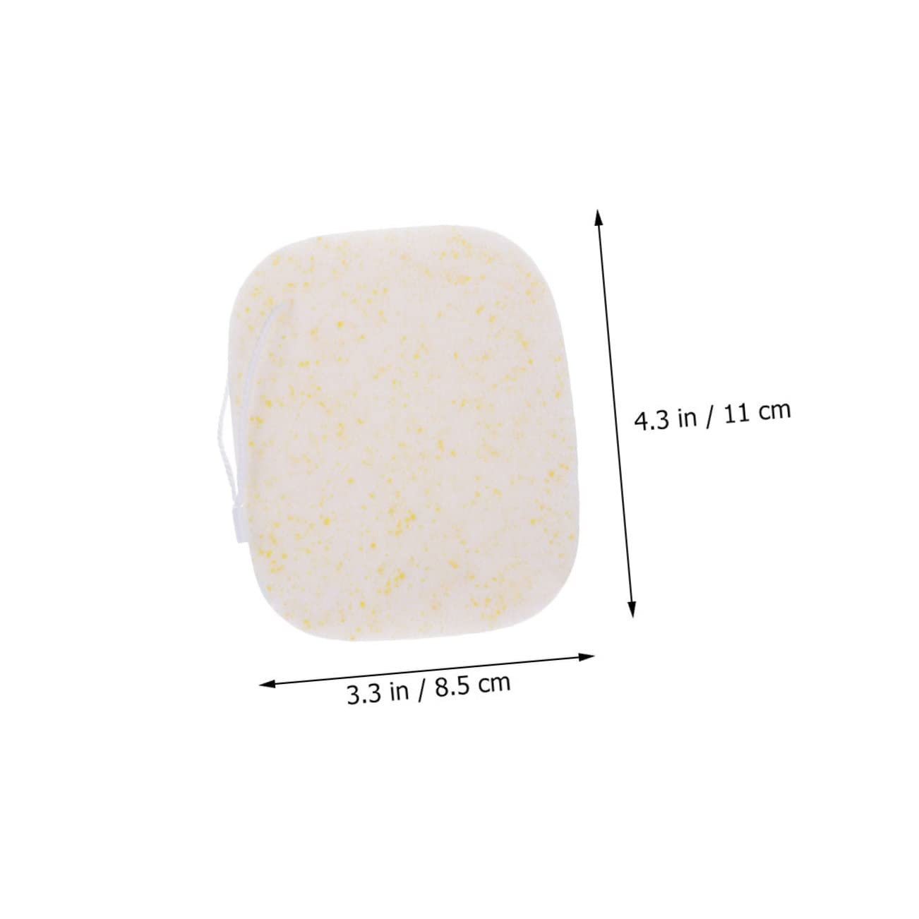 Beautifuful Thickened Facial Cleansing Sponges 4 Pack - Gentle Exfoliating Makeup Remover Sponges for Travel & Daily Skincare | Soft Face Wash Puff for Sensitive Skin & Makeup Application