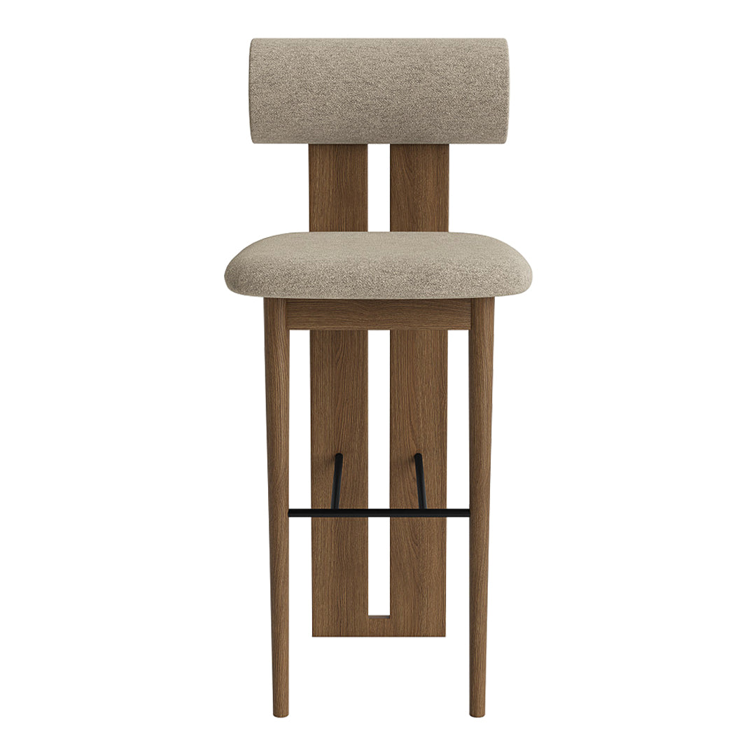 Sturdy Wooden Hippo Counter Chair for Kids - Adjustable Height Bar Stool with Backrest - Perfect for Kitchen Islands, Breakfast Bars & Playrooms