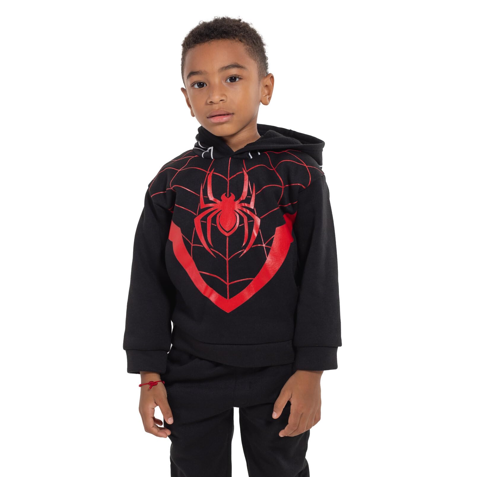 Marvel Spider-Man Avengers Fleece Cosplay Pullover Hoodie & Jogger Pants Set for Kids (2T-20) - Superhero Costume for Halloween, Cosplay & Everyday Wear