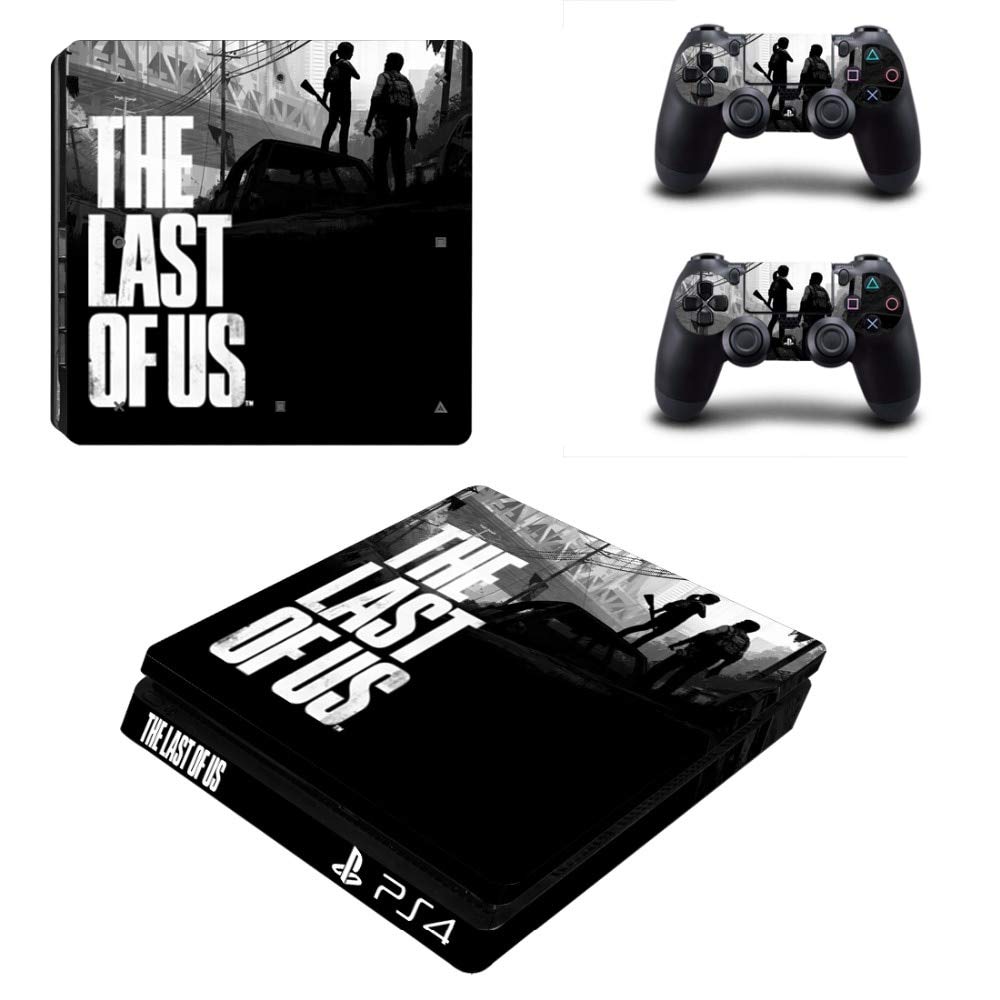 PS4 Pro & Slim Vinyl Skin Decal Kit - The Last of Us Stickers for Sony PlayStation 4 Console & 2 Controllers | Protective Cover for Gaming Setup & Customization