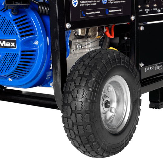 DuroMax XP12000E 9500W/12000W Dual Fuel Portable Generator with Electric Start - Ideal for Home Backup Power, Camping & Emergency Use