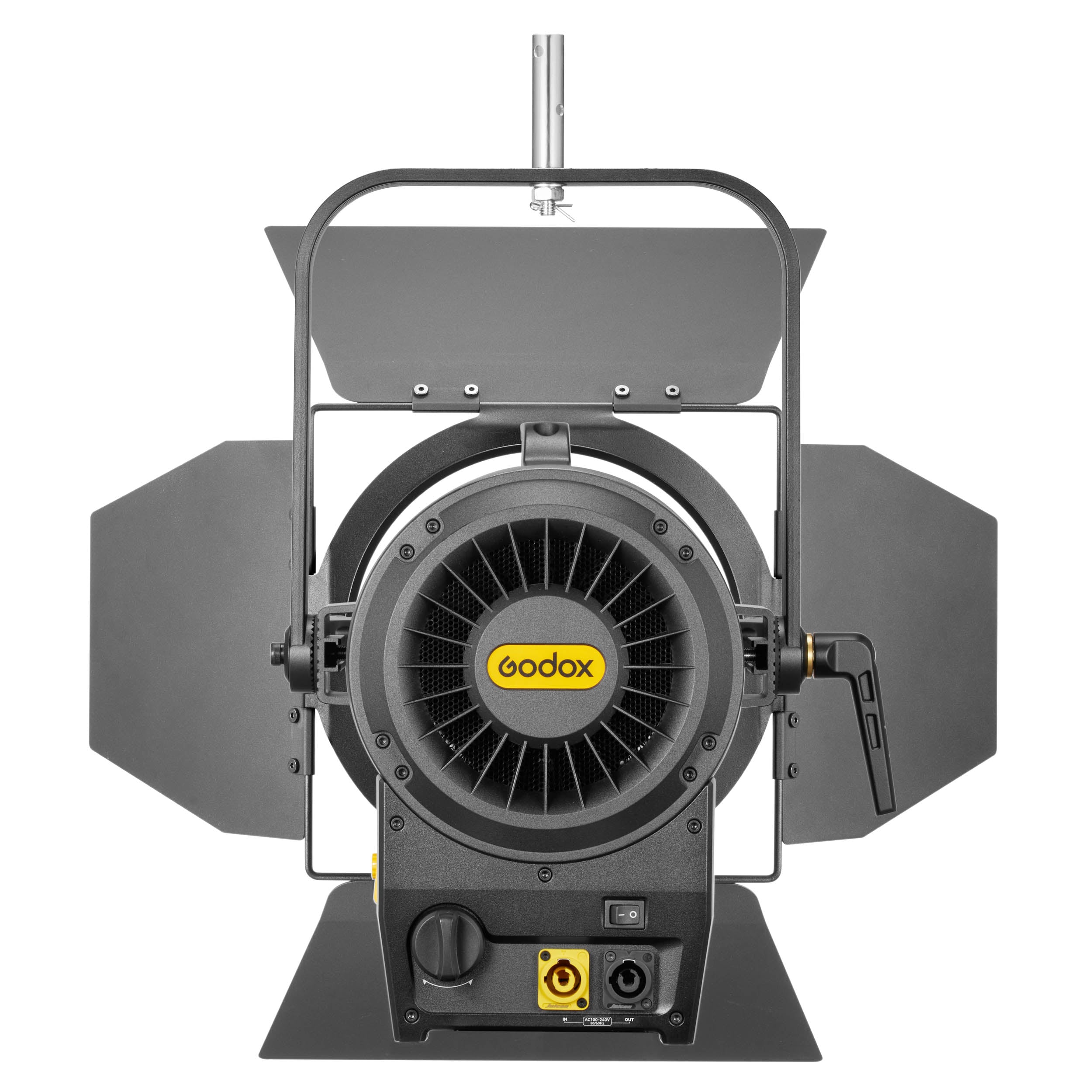 F7 120Bi Dual Color LED Fresnel Light - Professional Broadcast Studio Lighting Kit with Overhead Mount | Perfect for Film Production, Photography & Live Streaming
