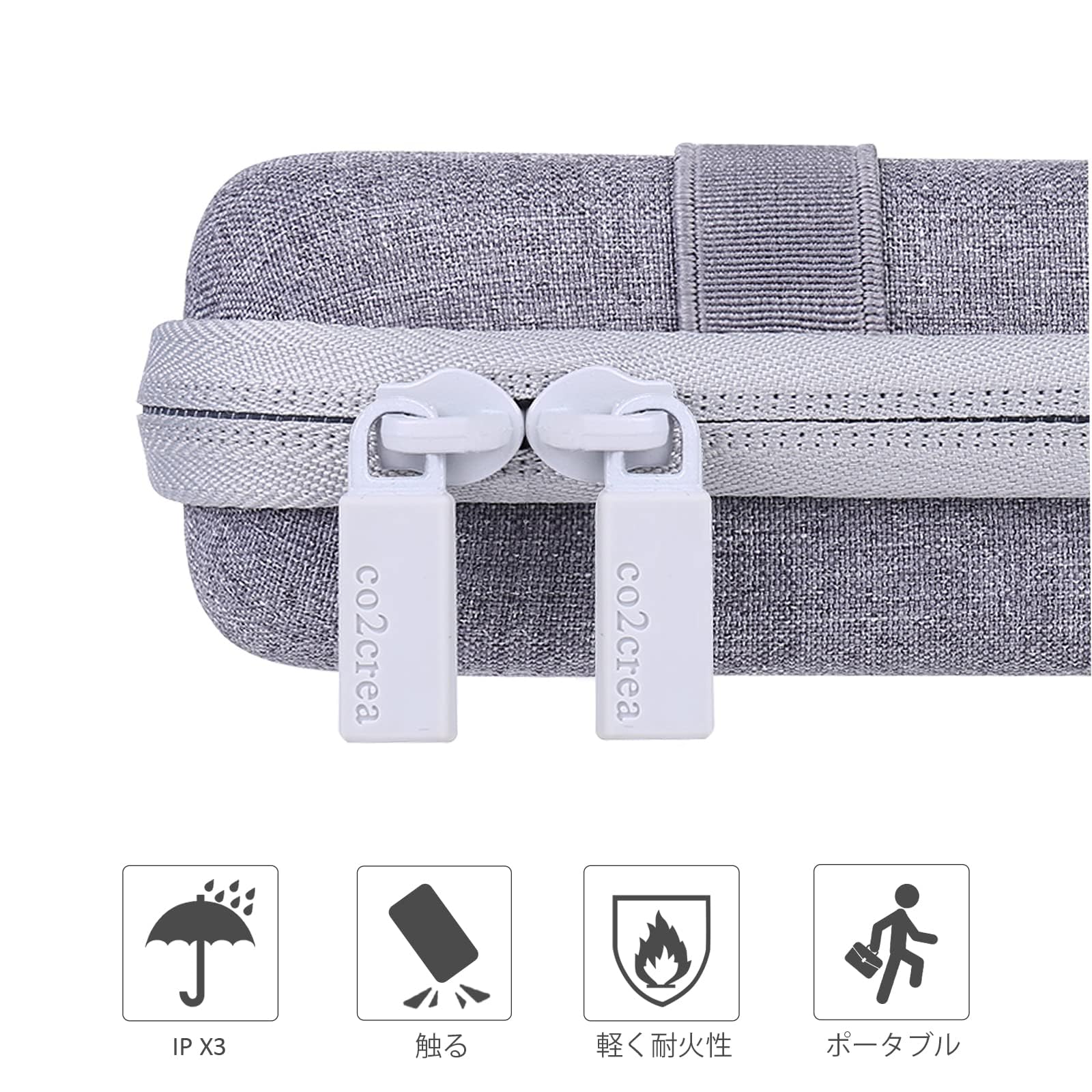 Razer Huntsman Mini 60% Hard Travel Case - Mercury White for Gaming Keyboards | Portable Protection