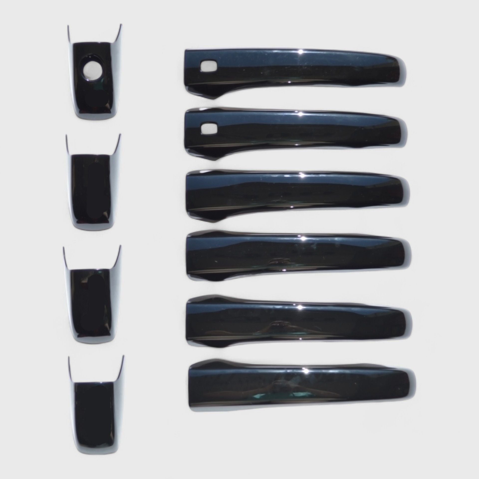 Gloss Black Chrome Delete Door Handle Cover for Cars - DH6187BLK - Upgrade Your Vehicle's Style & Protection (Perfect for Sedans, SUVs, and Trucks)