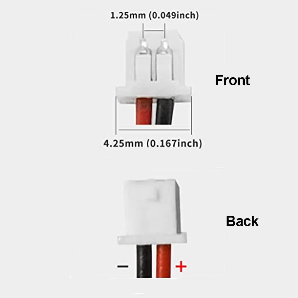2-Pack Octelect 3.7V 2000mAh Li-Ion Replacement Battery for PS4 Controller - Compatible with Playstation 4 DualShock CUH-ZCT2J Series LIP1522 Battery with Small Plug - Perfect for Gaming Sessions & Controller Upgrades