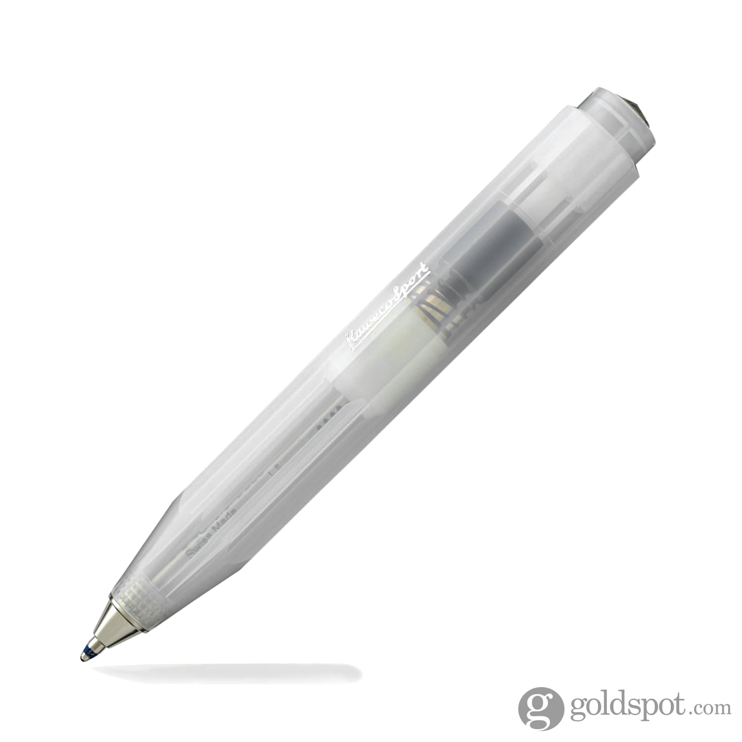Kaweco Frosted Sport Ballpoint Pen - Coconut White | Smooth Writing Gel Ink Pen for Office, School & Travel | Premium German Design Writing Instrument