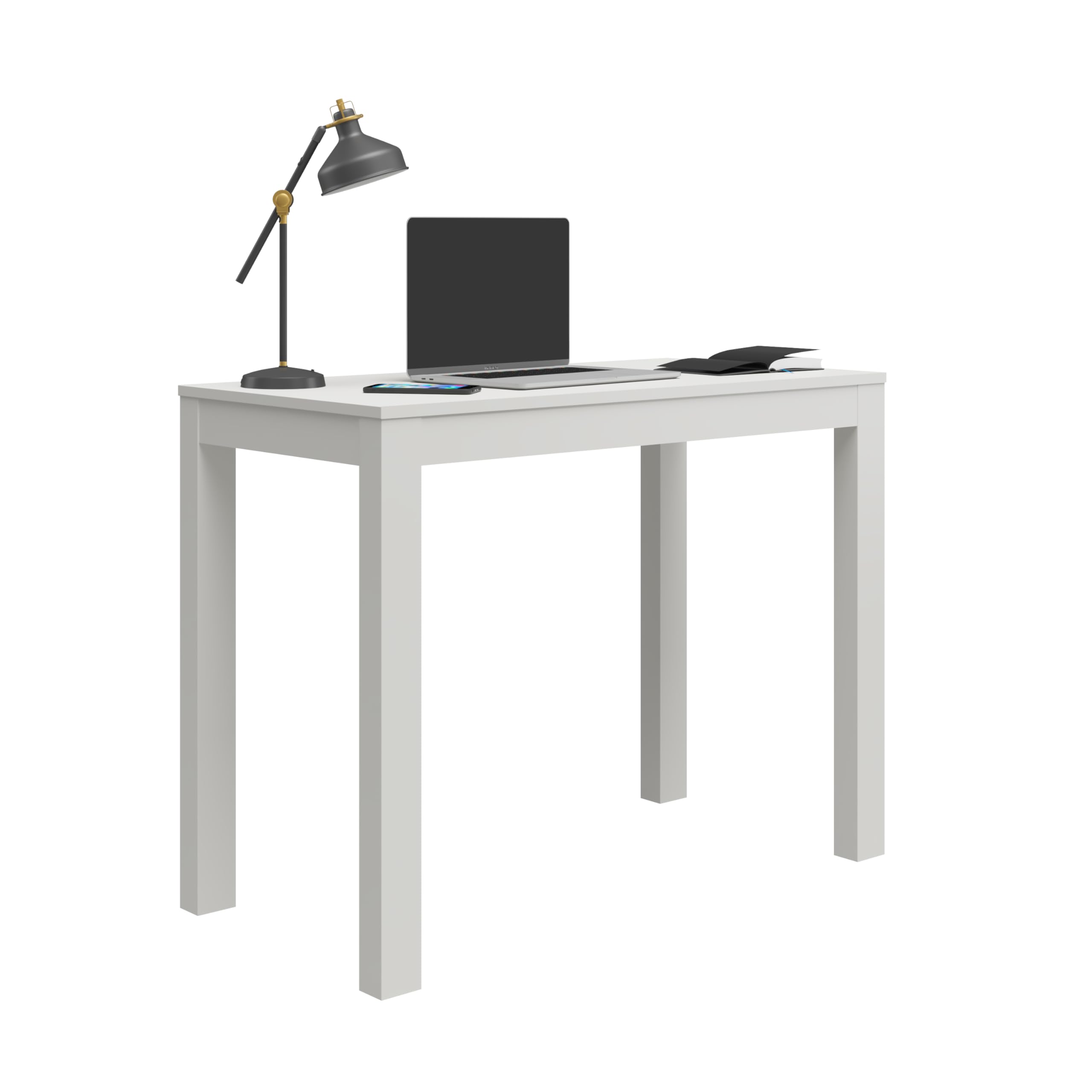 Ameriwood White Parsons Desk - Home Office & Study Furniture