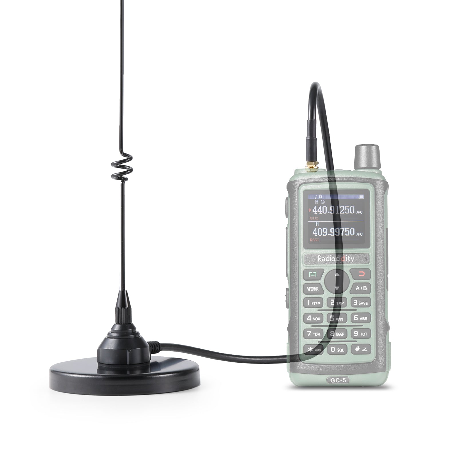 Radioddity RA UV713 20-Inch VHF/UHF Antenna Kit with SMA F Connector for Handheld Radios - Perfect for Ham Radio, Emergency Communication & Outdoor Adventures