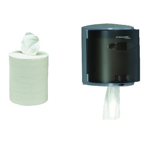 Kimberly Clark Professional SCOTT Roll Control Center Pull Paper Towels, 6.8 Inch, 1-Ply, White - Bulk Commercial Paper Towels for Office, Restaurant & Kitchen Use