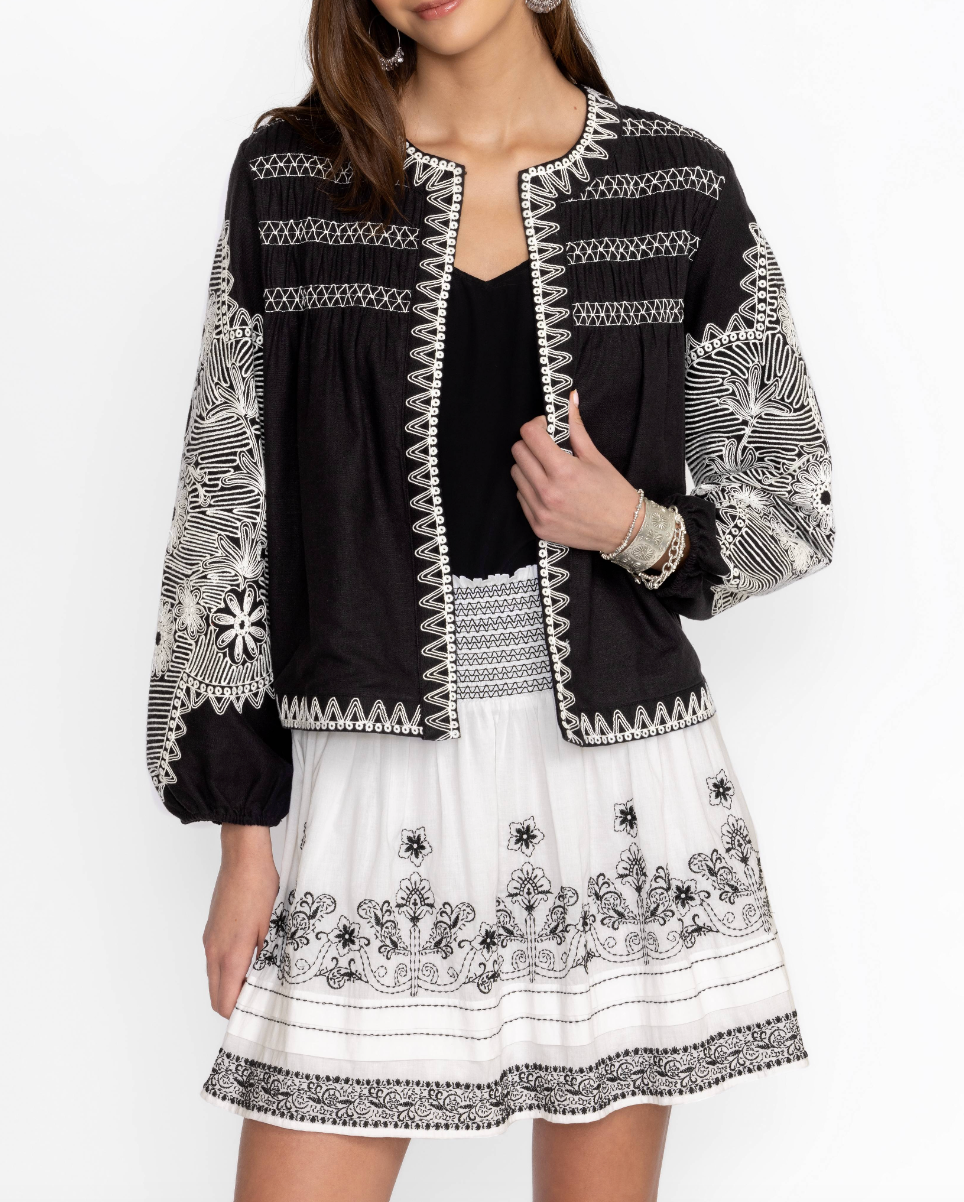 Elaine Jacket Women's Lightweight Black Outerwear for Spring & Fall - Perfect for Casual Outings, Travel and Daily Wear